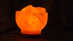 Lamps with Salt Pieces