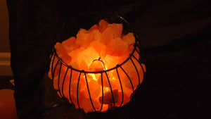 Lamps with Salt Pieces